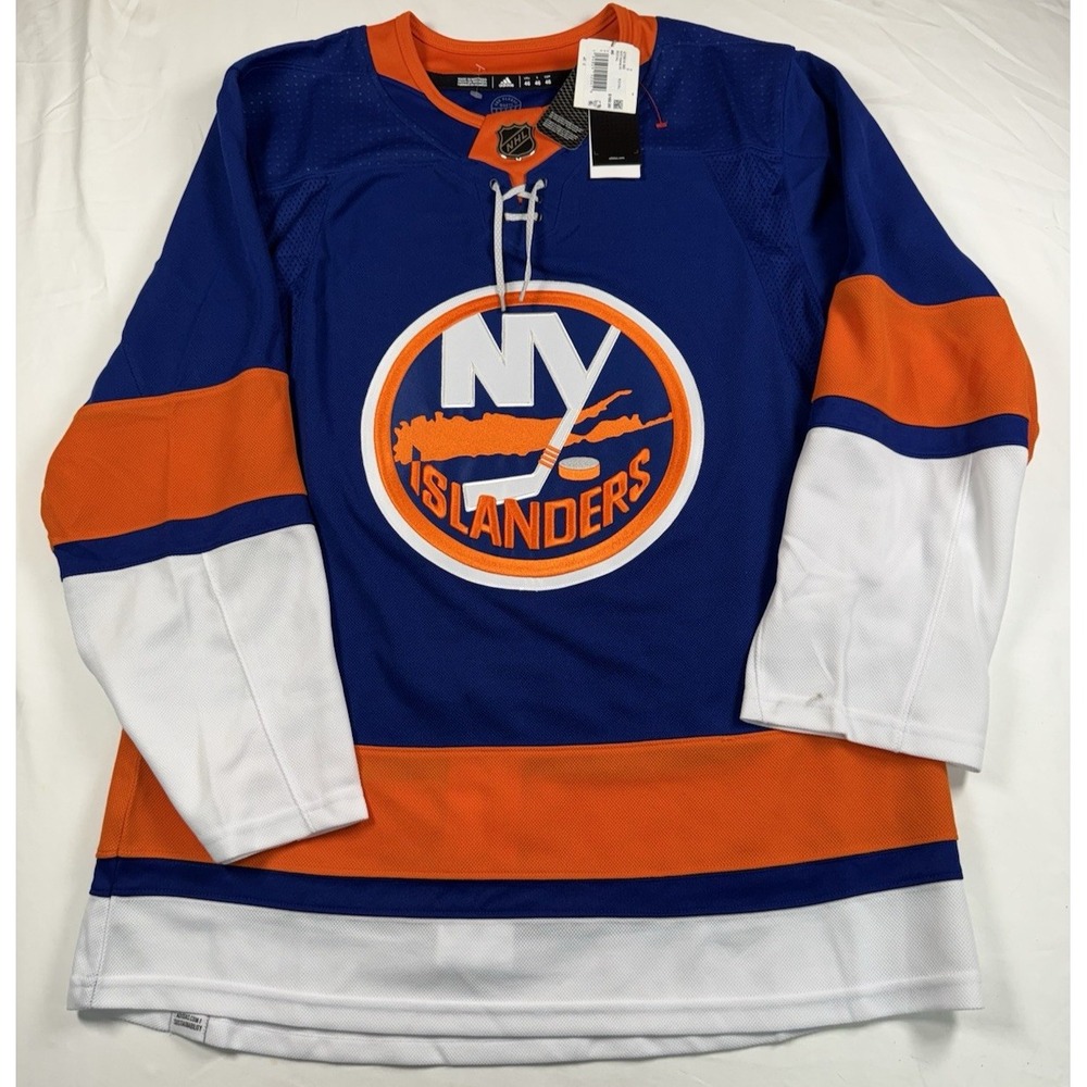Adidas NHL New York‎ Islanders Authentic Hockey Jersey GT5618 Mens Size 46 NWT